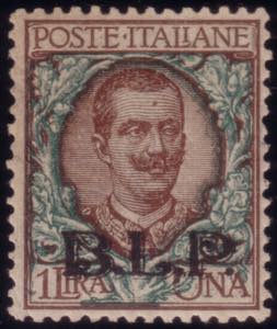 REGNO DITALIA 1922/1923 B.L.P. 1 lira bruno ... 