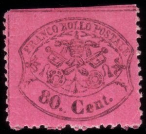 STATO PONTIFICIO 1870
80c. rosa ... 