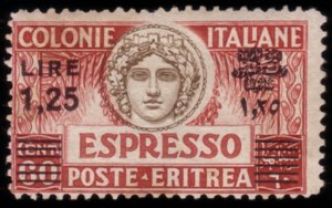 ERITREA 1935
Espressi. 1,25 lire/60c. ... 