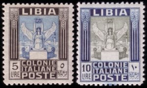LIBIA 1937
Pittorica. 5 lire nero e ... 