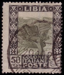 LIBIA 1921
Varietà Pittorica. 50c. nero e ... 
