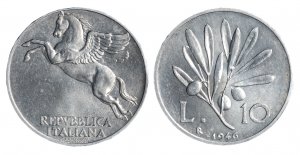 REPUBBLICA ITALIANA - 10 lire 1946 Italma ... 