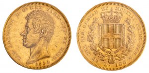 CARLO ALBERTO (1831-1849) - 100 lire 1834 ... 
