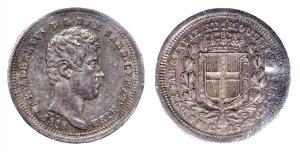 CARLO ALBERTO (1831-1849) - 25 centesimi ... 