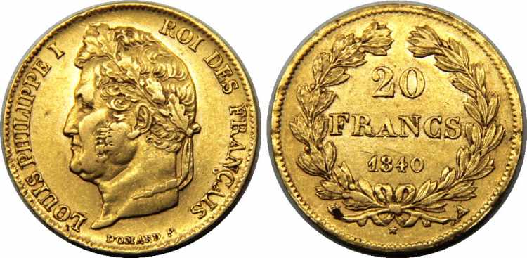 FRANCE 1840 A Louis Philippe ... 
