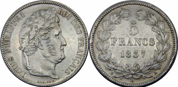 FRANCE 1837 A Louis Philippe ... 