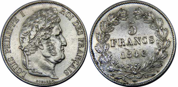 FRANCE 1846 A Louis Philippe ... 