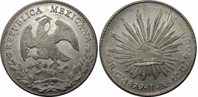 MEXICO 1879 Ga JA Federal ... 