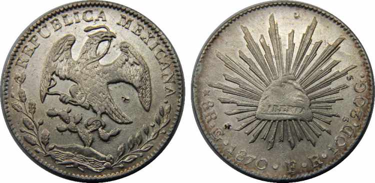 MEXICO 1870 Go FR Federal ... 