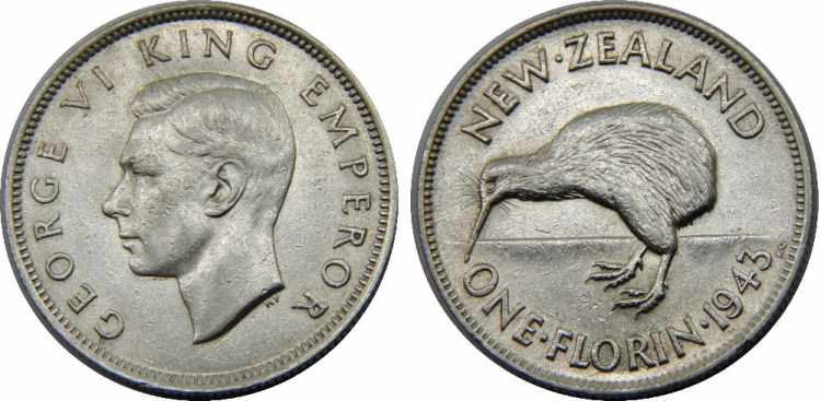 NEW ZEALAND 1943 George VI,1st ... 