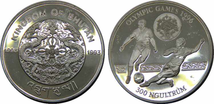 BHUTAN 1993 Jigme Singye,Olympic ... 