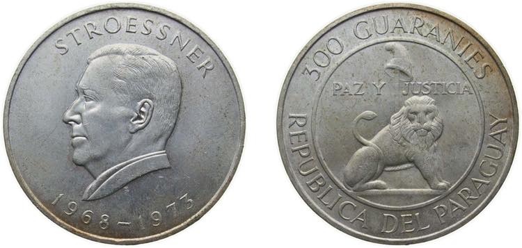 Paraguay Republic 1973 300 ... 