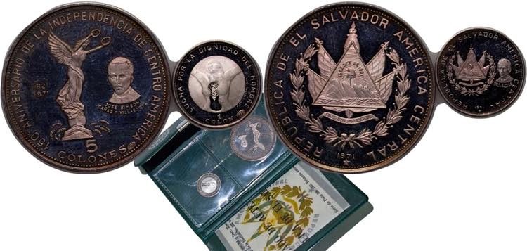 El Salvador Republic 1971 1& 5 ... 