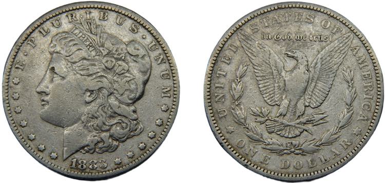 UNITED STATES 1883 1 DOLLAR SILVER ... 