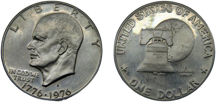 UNITED STATES 1976 1 DOLLAR Nickel ... 