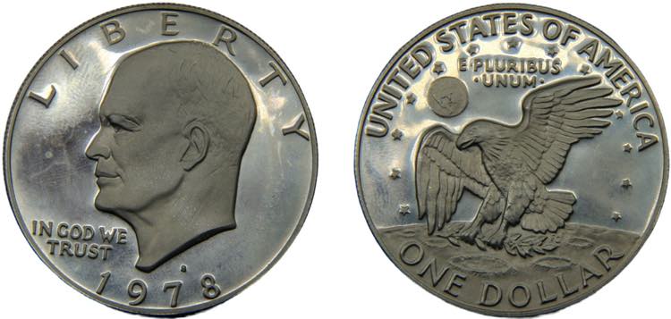 UNITED STATES 1978 1 DOLLAR Nickel ... 