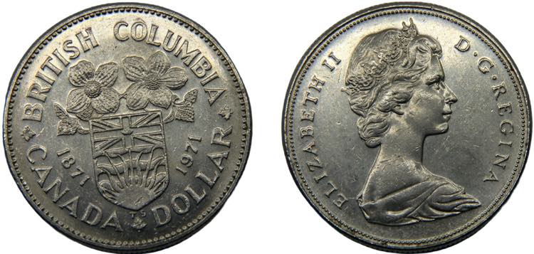 CANADA Elizabeth II 1971 1 DOLLAR ... 