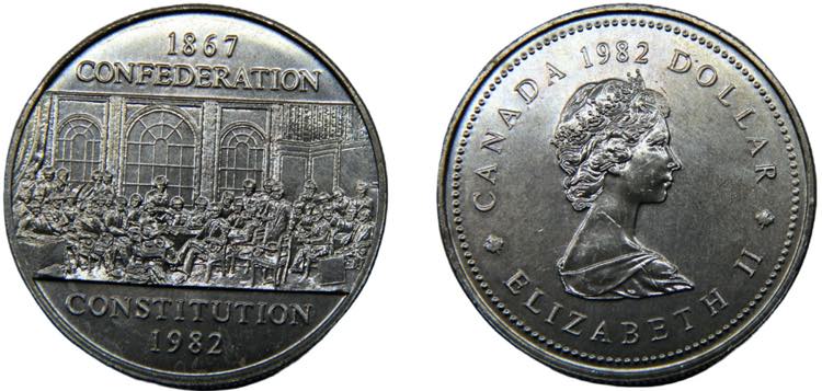 CANADA Elizabeth II 1982 1 DOLLAR ... 