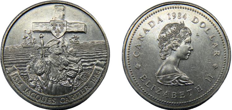 CANADA Elizabeth II 1984 1 DOLLAR ... 
