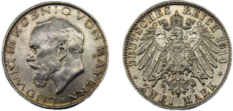 GERMAN EMPIRE Bavaria Ludwig III ... 