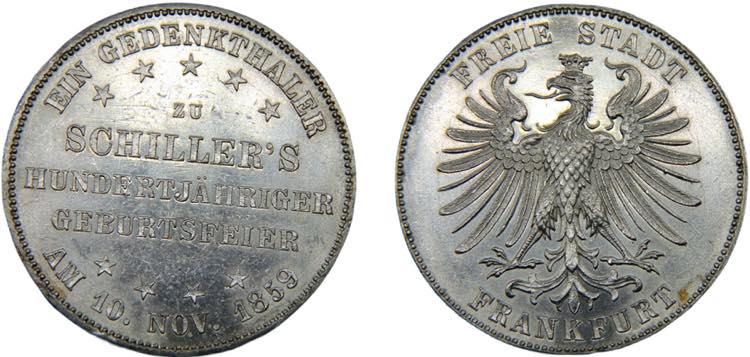 GERMAN STATES Frankfurt 1859 1 ... 