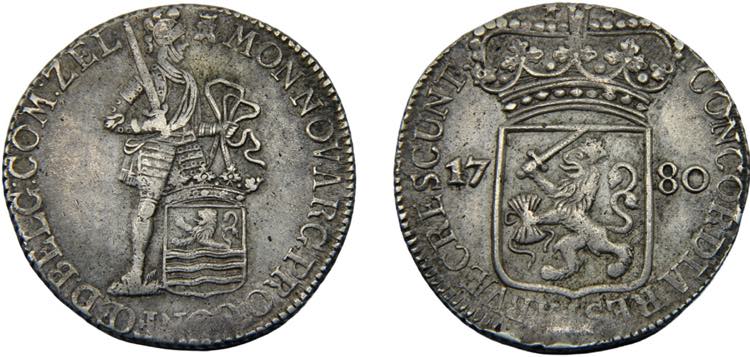 NETHERLANDS 1780 ♜ 1 DUCAT ... 