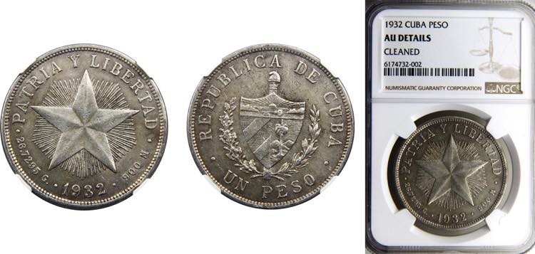 Cuba First Republic 1 Peso 1932 ... 