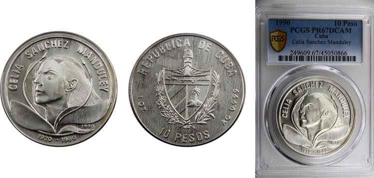 Cuba Second Republic 10 Pesos 1990 ... 