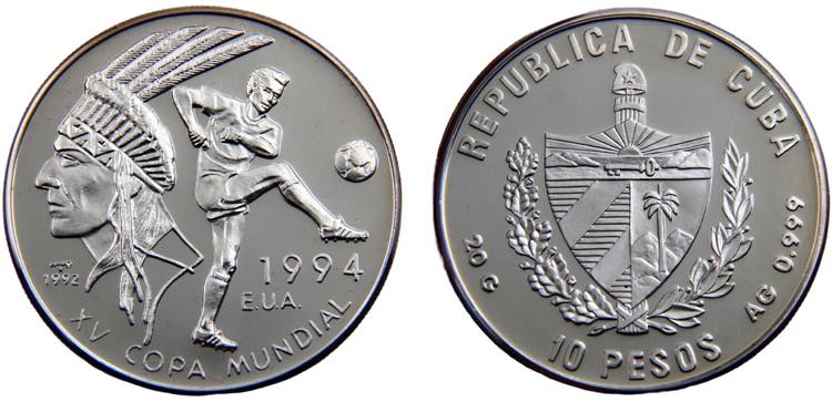 Cuba Second Republic 10 Pesos 1992 ... 