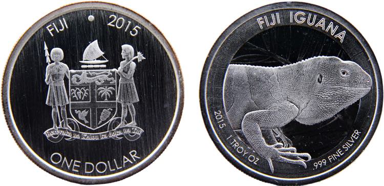 Fiji Republic 1 Dollar 2015 ... 