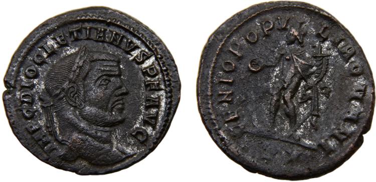 Roma Empire Diocletian AE Follis ... 
