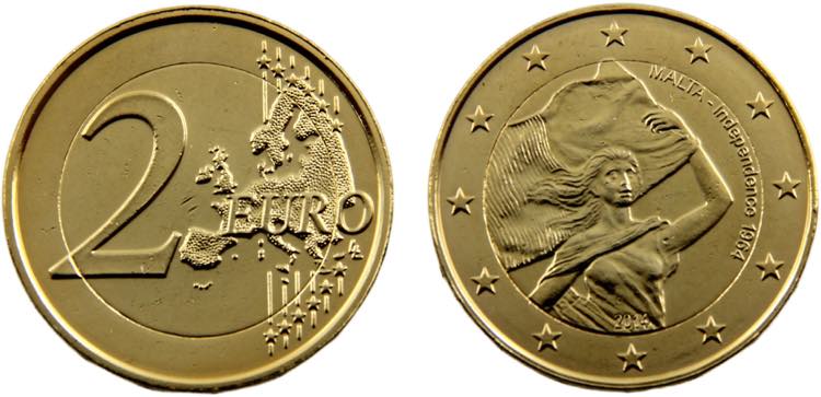 Malta Republic 2 Euro 2014 Mint ... 