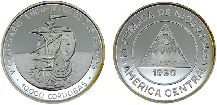 Nicaragua Republic 10000 Córdobas ... 