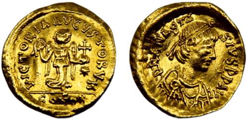 Byzantine Empire Anastasius I AU ... 