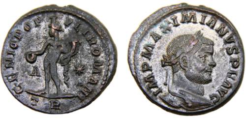 Roma Empire Maximian I BL Follis ... 