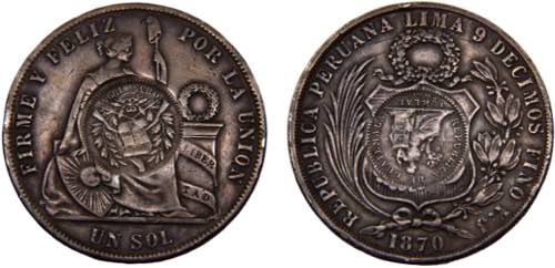 Guatemala Republic 1 Peso 1894 ... 