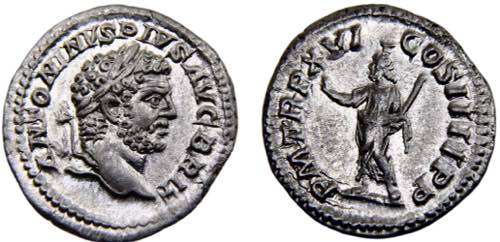 Roma Empire Caracalla AR Denarius ... 