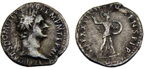 Roma Empire Domitian AR Denarius ... 
