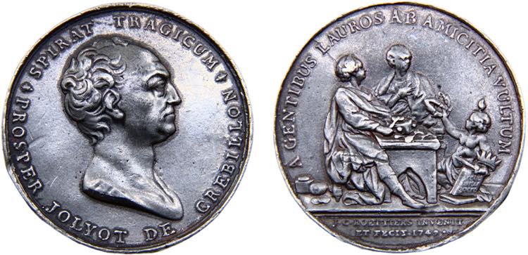 France Kingdom Louis XV Medal 1749 ... 