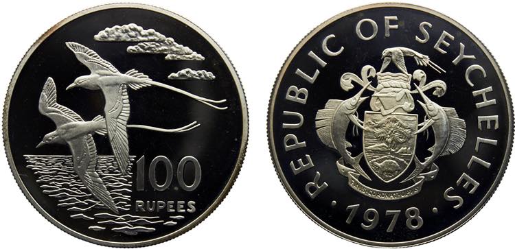 Seychelles Republic 100 Rupees ... 