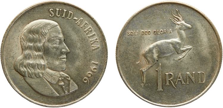 South Africa Republic 1 Rand 1966 ... 