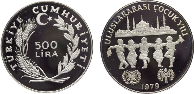 Turkey Republic 500 Lira 1979 ... 