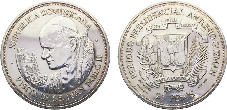 Dominican Fourth Republic 25 Pesos ... 