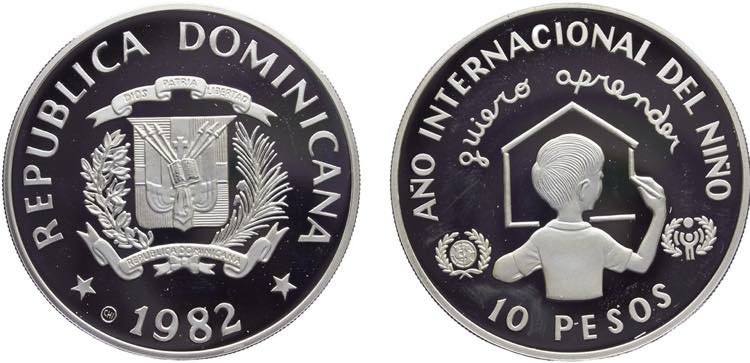 Dominican Fourth Republic 10 Pesos ... 