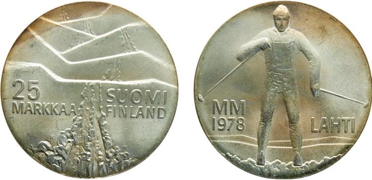 Finland Republic 25 Markkaa 1978 ... 