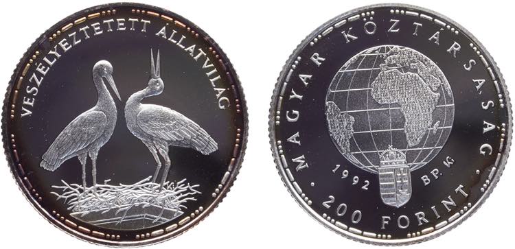 Hungary Republic 200 Forint 1992 ... 