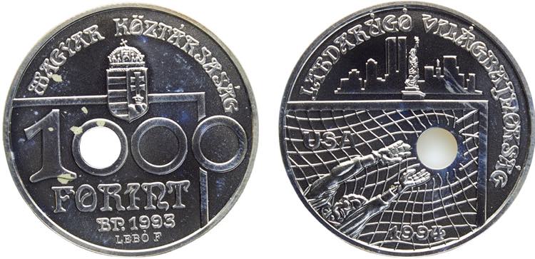 Hungary Republic 1000 Forint 1993 ... 