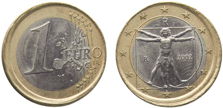 Italy Republic 1 Euro 2002 R Rome ... 