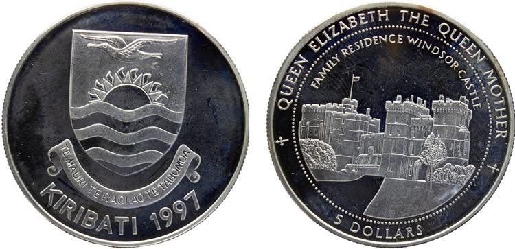 Kiribati Republic 25 Dollars 1997 ... 