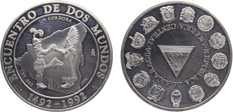 Nicaragua Republic 1 Cordoba 1991 ... 